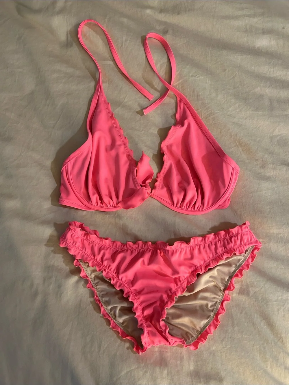 Victoria's Secret Neon Pink Bikini Bottom